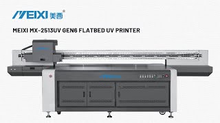 MEIXI MX-2513UV Large Size Flatbed UV Printer with GEN6 Heads Net Worth