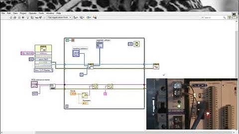 Arduino esclavo Modbus TCP/IP Labview escritura puerto serie