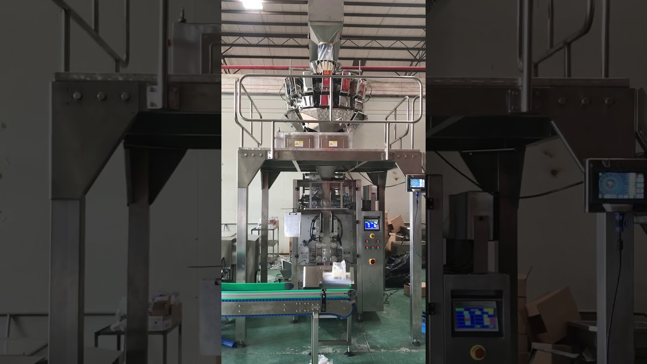 Coffee beans cashew stand up bag weighing packing machine