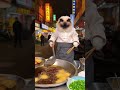 Street Food: A Ragdoll Cat selling Fried Bangus (Crispy Milkfish) at Taipei Night Market