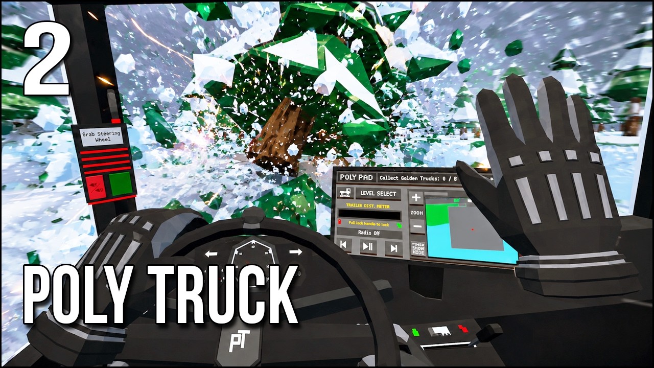 Poly Truck | Part 2 | Ice And Snow Can't Stop My Amazing Deliveries!