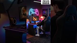 Геймерський стіл ZEUS Game IGROK 1 чорний #геймерськийстіл #gaming #ігровийпк #геймерськийстіл
