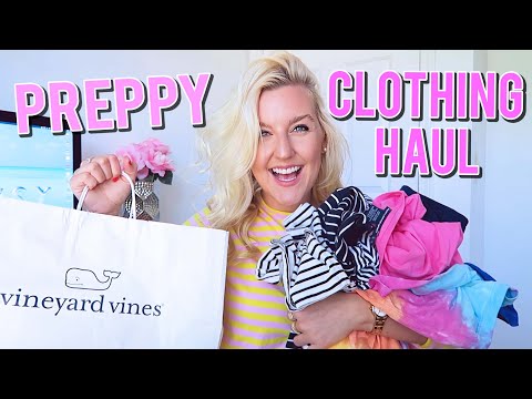 PREPPY CLOTHING HAUL!! (MONOGRAMS, VINEYARD VINES, VERA BRADLEY, POLO & MORE!!) || Kellyprepster