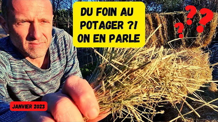 Du foin au potager 🤨?!