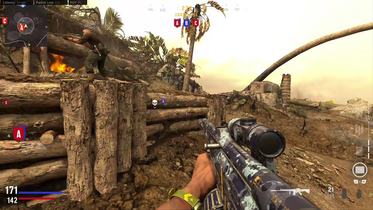 Vanguard gun leveling