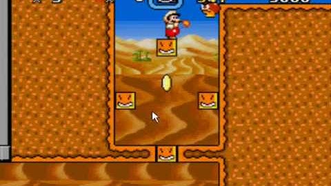 Untitled SMW Hack: Desert Dunes. 1st level