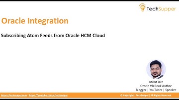 Subscribe Oracle HCM Atom feeds in Oracle Integration