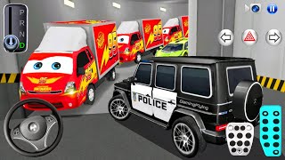 New Police Mercedes car Stuck in Parking Garage - 3D Driving Class - 3D Driving Class Game -Car Game screenshot 5