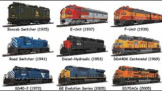 All Diesel Locomotives Explained in 13 minutes