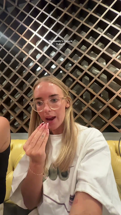 The Nando’s menu in Dubai?! #dubai #nandos #nandosdubai