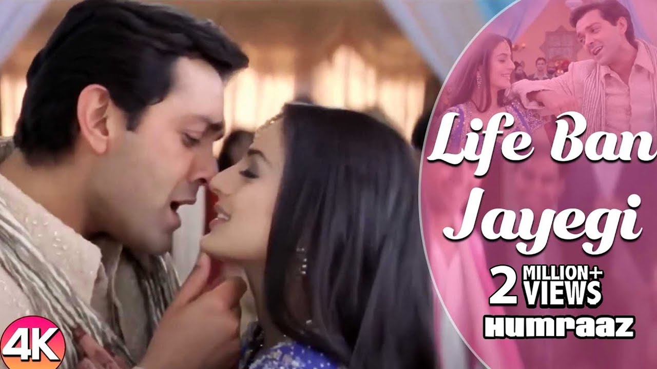 1280px x 720px - Life Ban Jayegi - 4K Video | Bobby Deol & Amisha Patel | Humraaz | Sonu  Nigam | Hindi Romantic Songs - YouTube