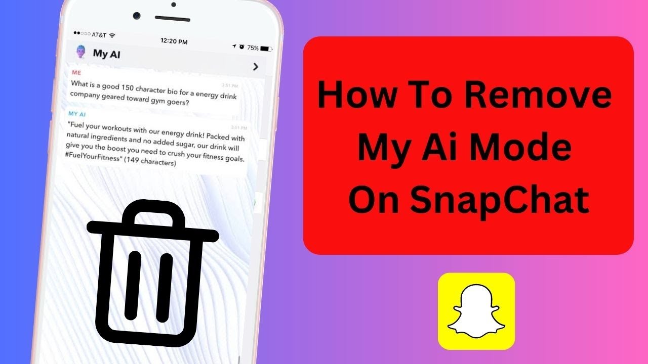 How To Remove My Ai On Snapchat | How To Delete My Ai On Snapchat - Youtube