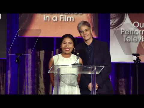 Yalitza Aparicio Accepts The Nhmc Impact Award For Outstanding Performance In A Film