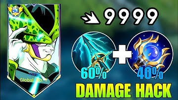 GLOBAL ZHASK NEW HIGH DAMAGE BUILD WITH  THIS NEW EMBLEM  2025!!🔥100% BROKEN!! MLBB 