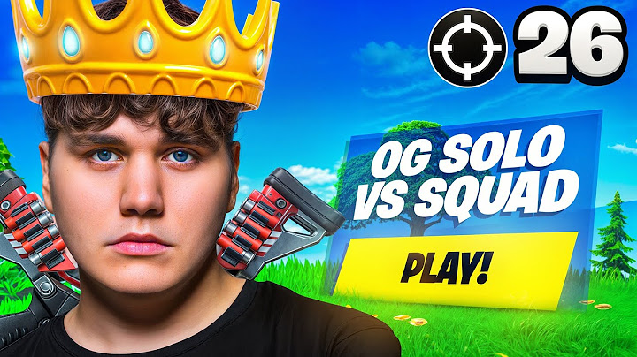 DER OG SOLO VS. SQUAD KÖNIG