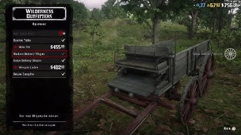 First Large Wagon Delivery | RDR Online - Trader