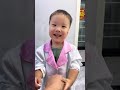The most "dangerous" doctor in the world! 😂#FunnyBaby #CuteToddler #DoctorRoleplay
