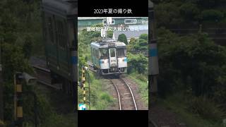 【普通列車の高速化に大きく貢献】高徳線の県境駅に普通列車がやって来た