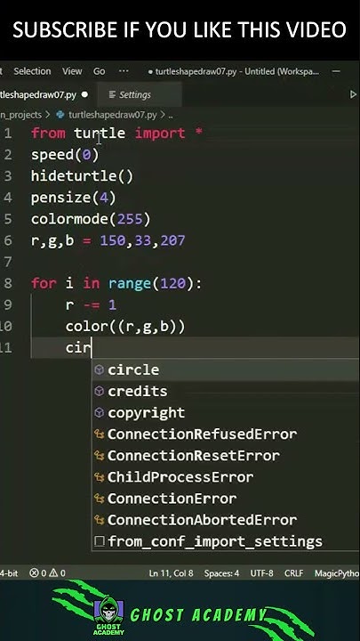 Turtle Graphics Python - Drawing flower petal pattern - YouTube