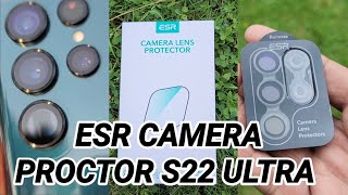ESR Camera Lens Protector Compatible with Samsung Galaxy S22 Ultra #samsung #samsunggalaxy