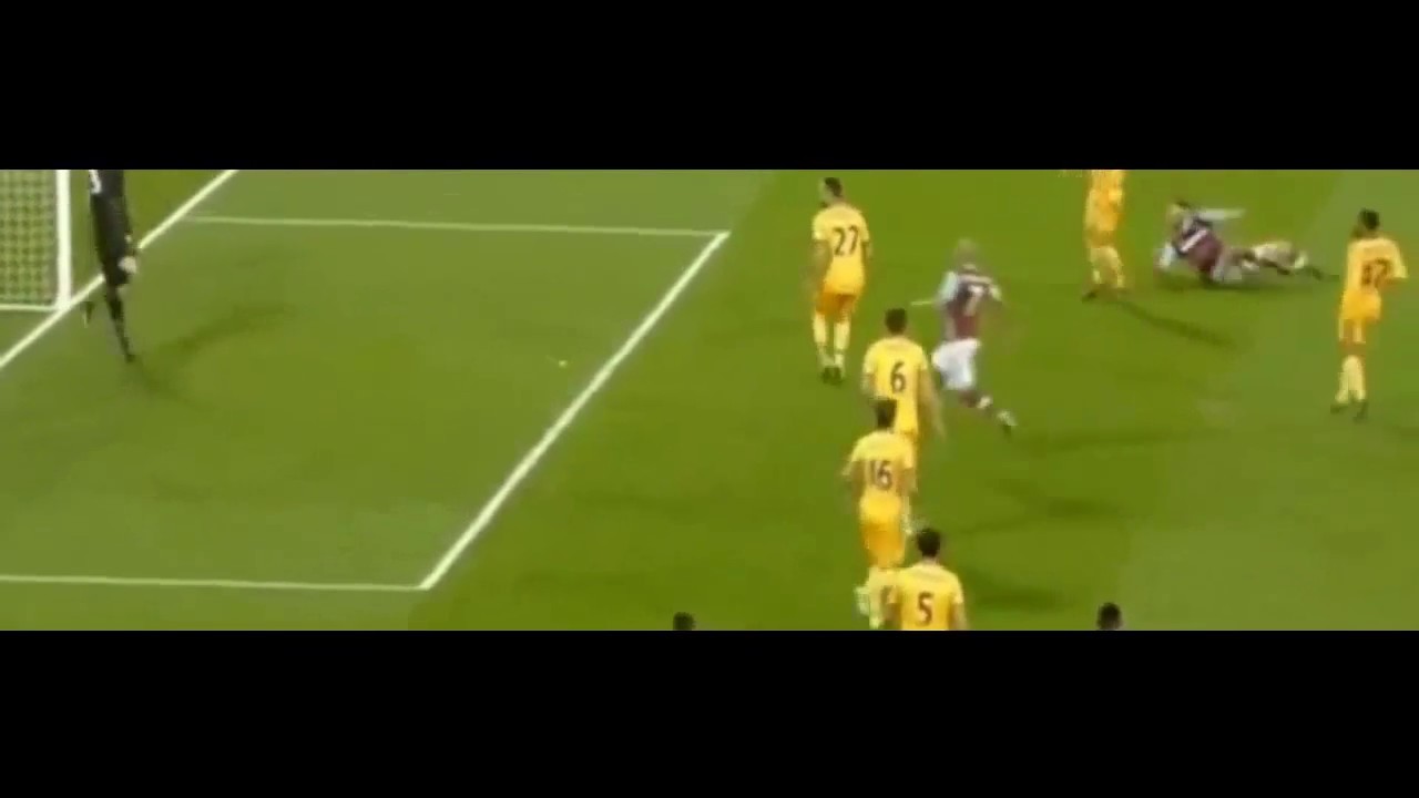AMAZING Andy Carroll Bicycle kick West Ham United 3-0 Crystal Palace Premier League 14.01.2017