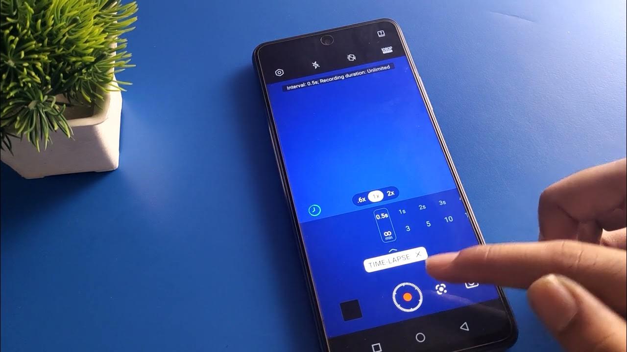 Time Lapse video setting infinix Hot 12 play, how to make time lapse