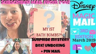 Disney Surprise Mystery Box From a Youtuber + Opening Pin Mail | Filmed March 2019