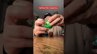 Spintop Size Comparison 🪐 #bltrn #trompo #spintop #hobby