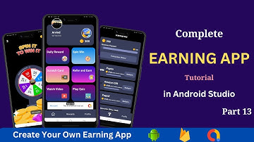 Create Earning App in Android Studio | Part - 13 | Android Reward App Tutorial