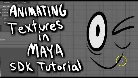 Animating Textures In Maya (Set Driven Key Tutorial)