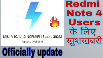 Miui 10 global Stable Rom for Redmi note 4 || Official update xiomi