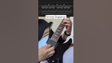 A tough string skipping exercise (with tab!)