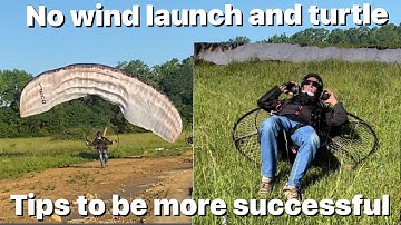 No wind launch fail and turtle. Tips and tricks to launch in nil wind.