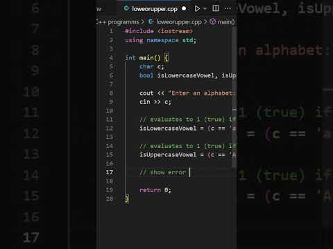 🚀 C++ Vowel
