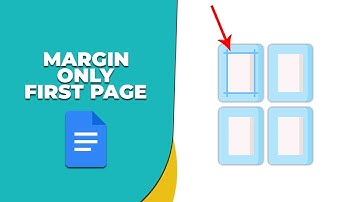How to change margin only first page in google docs