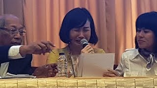 Veronica Tan tak Kuasa Menahan Tangis Bacakan Surat dari Ahok