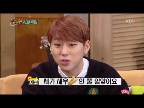 해피투게더3 - 태운, 동생 지코 폭로하다 본전도 못 건졌다 ＂미안하다…＂. 20170105