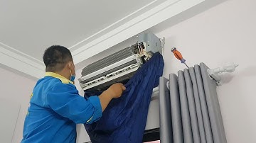 Cách Vệ Sinh Điều Hòa (Máy Lạnh) Tại Nhà Đơn Giản | How To Clean An  Air Conditioner At Home