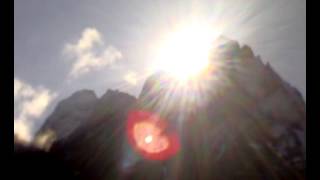 ... the video shows live darshan of "mani" holy light that greets
"kailash parvat"(mountain houses lord shiva) at sunrise in manimahesh.
it is believed mani not always