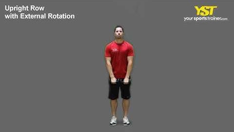 Upright Row with External Rotation