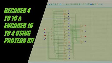Cara Membuat Rangkaian Decoder 4 To 16 & Encoder 16 To 4 Menggunakan Proteus - ELEKTRONIKA DIGITAL