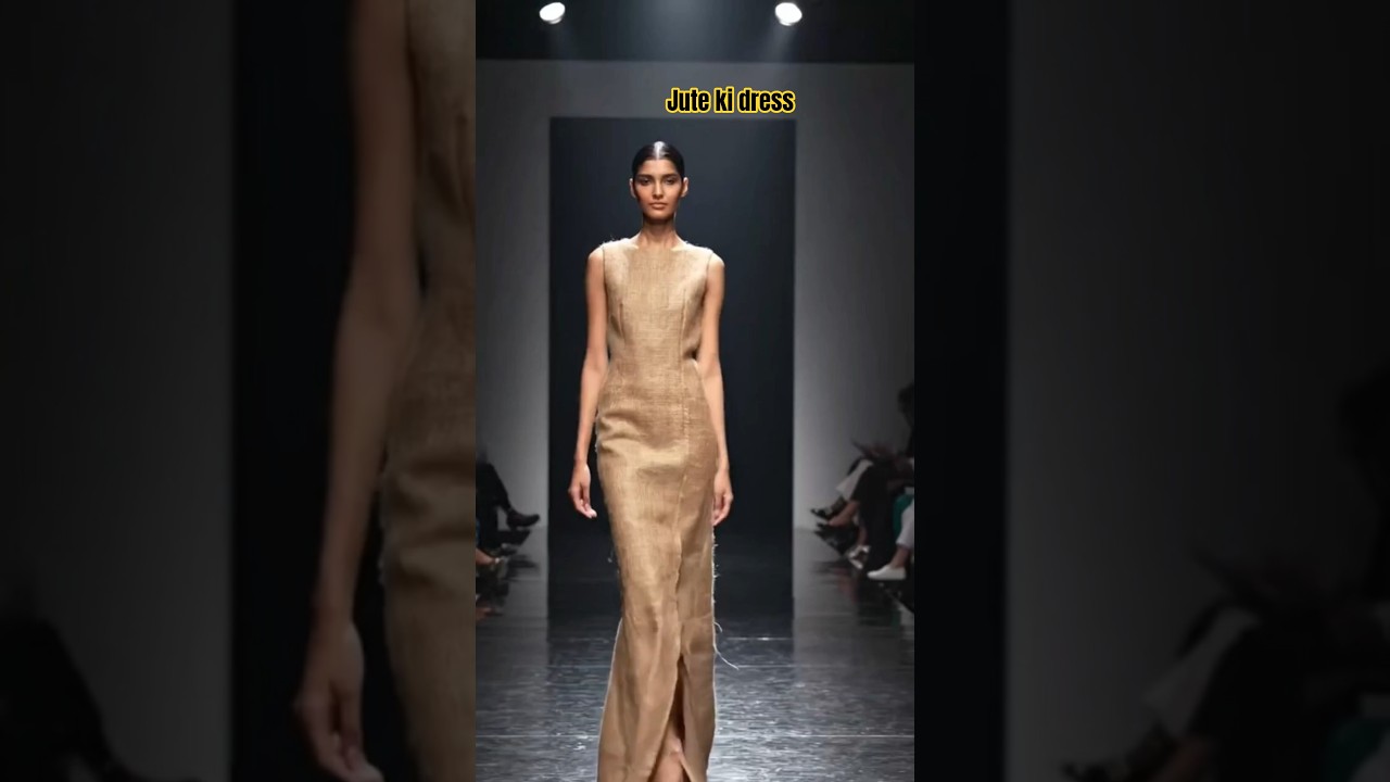 jute ki dress #viral - YouTube