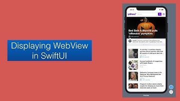 Displaying WebView in SwiftUI