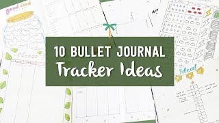 10 Bullet Journal Tracker Ideas