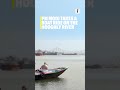 PM Modi takes a boat ride on the Hooghly river