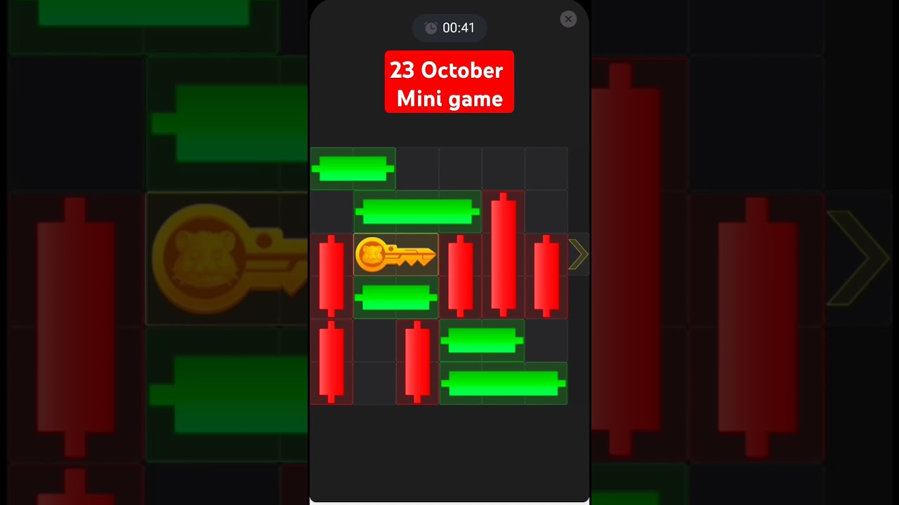Mini Game Today 23 October Hamster Kombat How To Solve Mini Game Puzzle in Hamster Kombat 💯 SOLVED