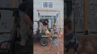 Building Big: Cutting Beams & Conquering Construction Challenges! #shorts