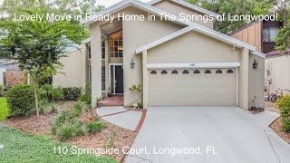 110 Springside court, Longwood, FL 32779
