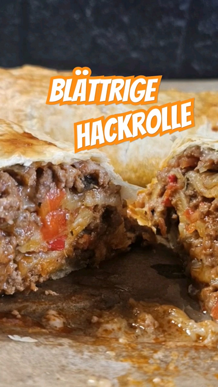 Blätterteig Hackrolle 🔥- so geht lecker 🤤👌 - YouTube
