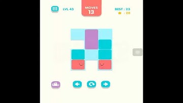 Slide The Block - Relax Level 43 Walkthrough Guide